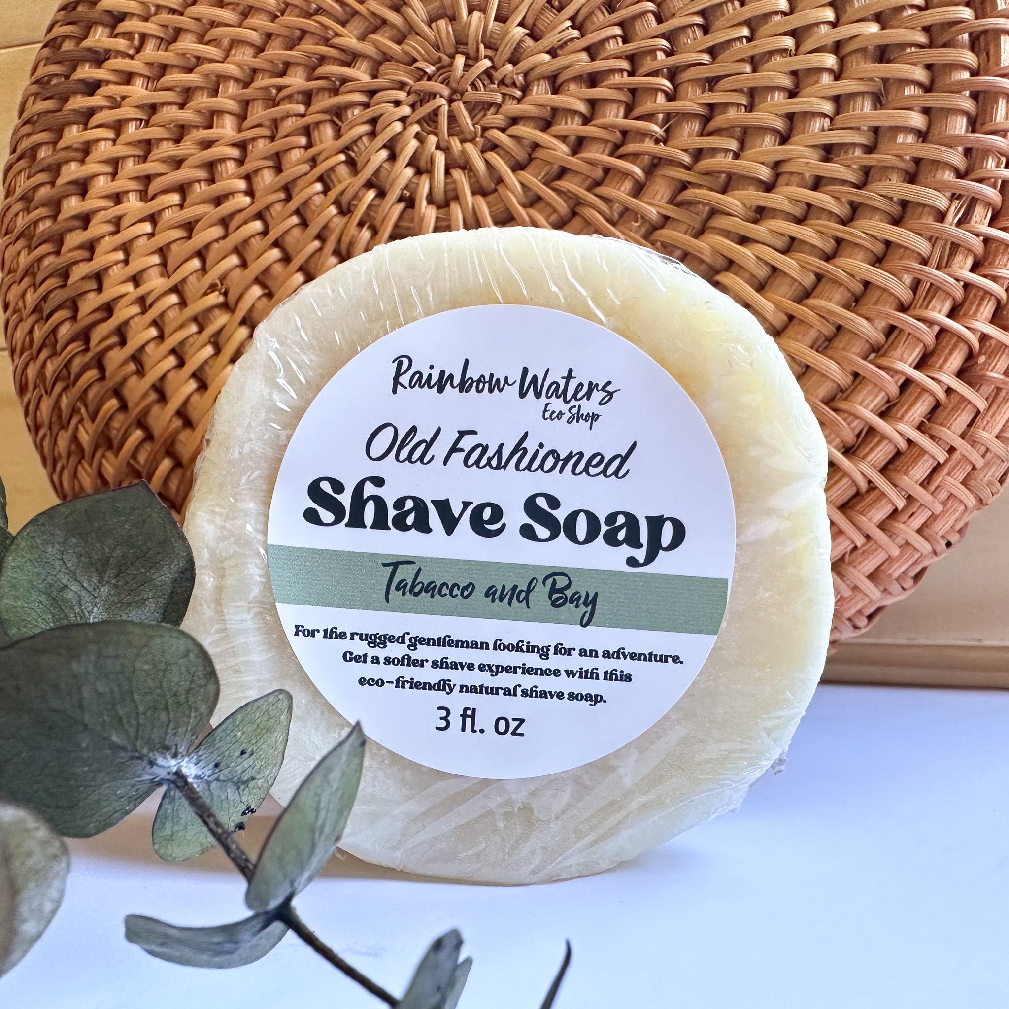 Old Fashioned Shave Soap, dual lye
