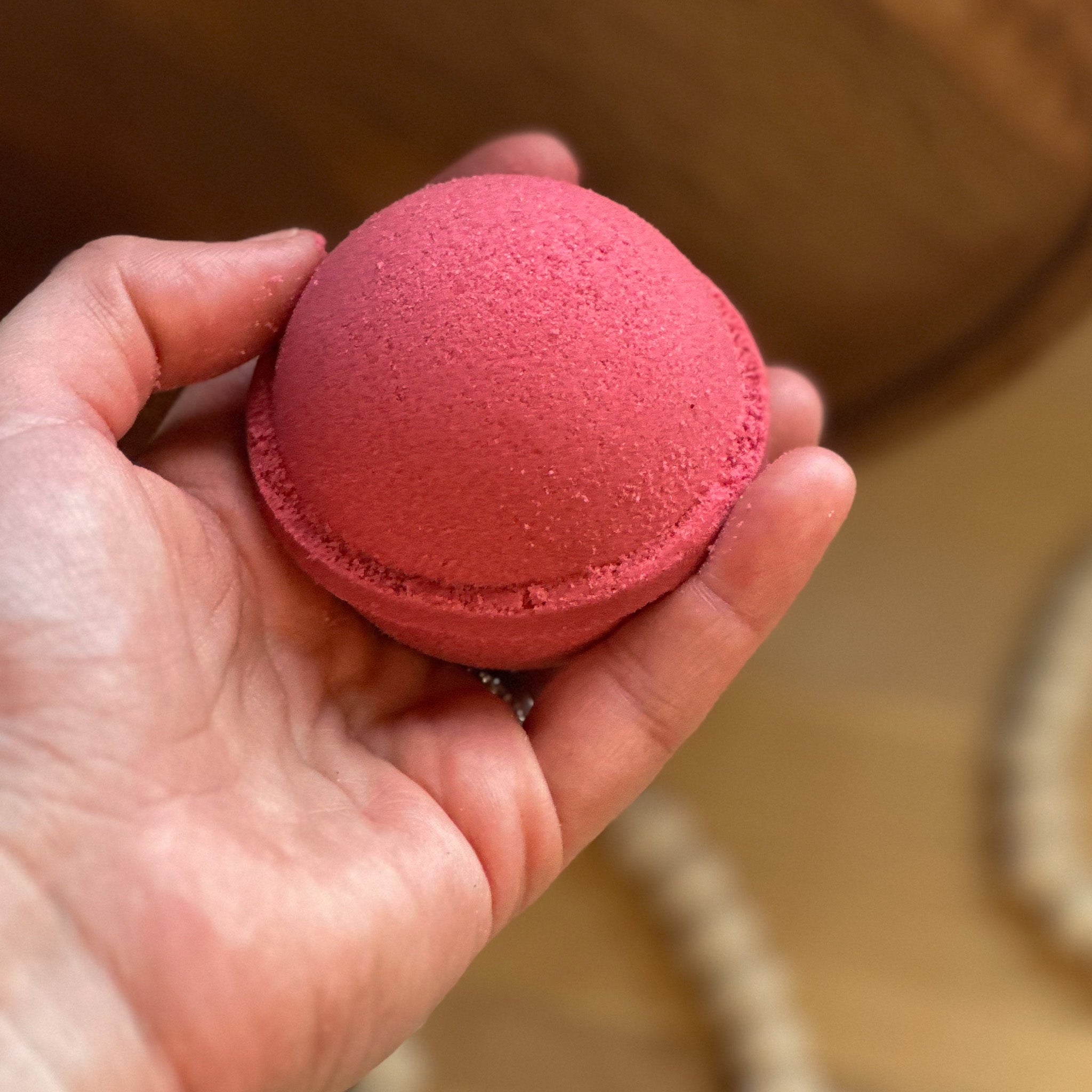 Cranberry Crush | Bath Bomb | with goat milk | 4.5 ounce
