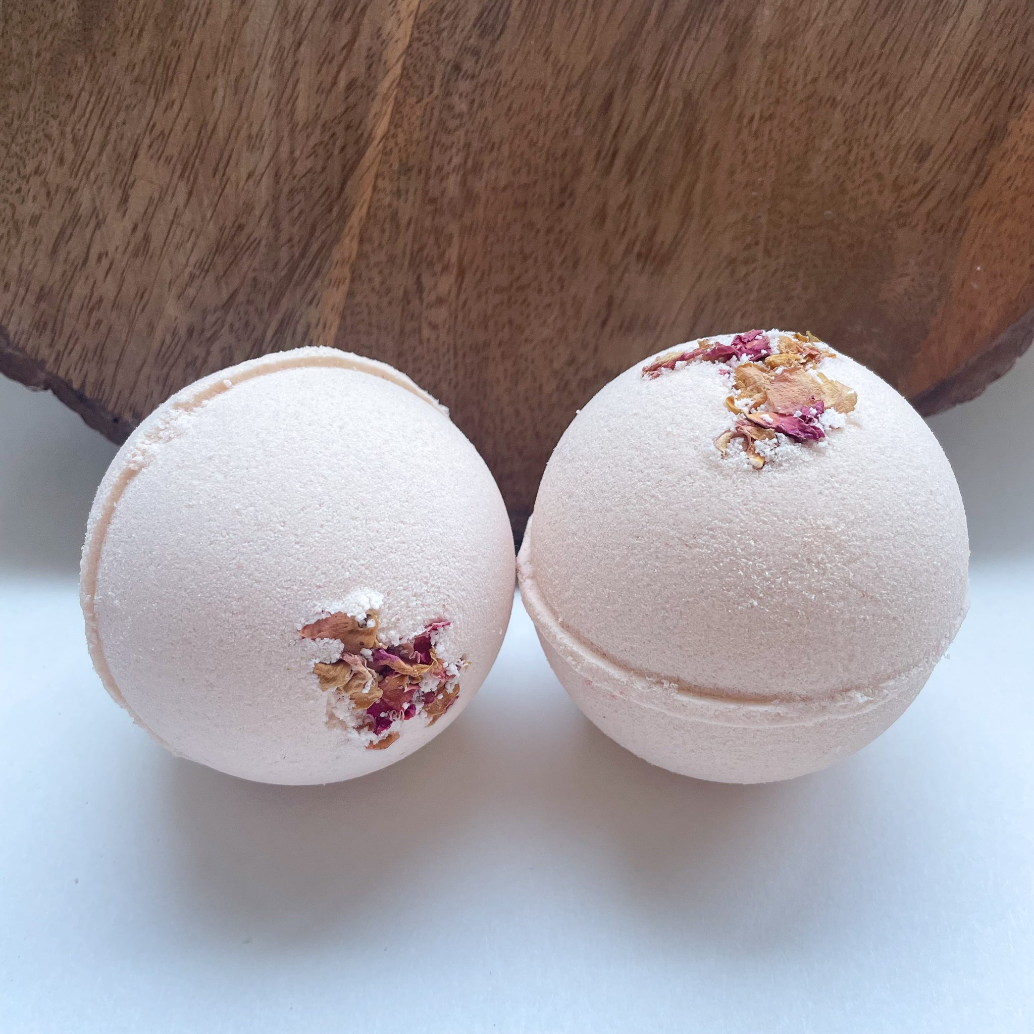 Desert Rose Bath Bomb | with goat milk & french rose clay | 4.5 ounce