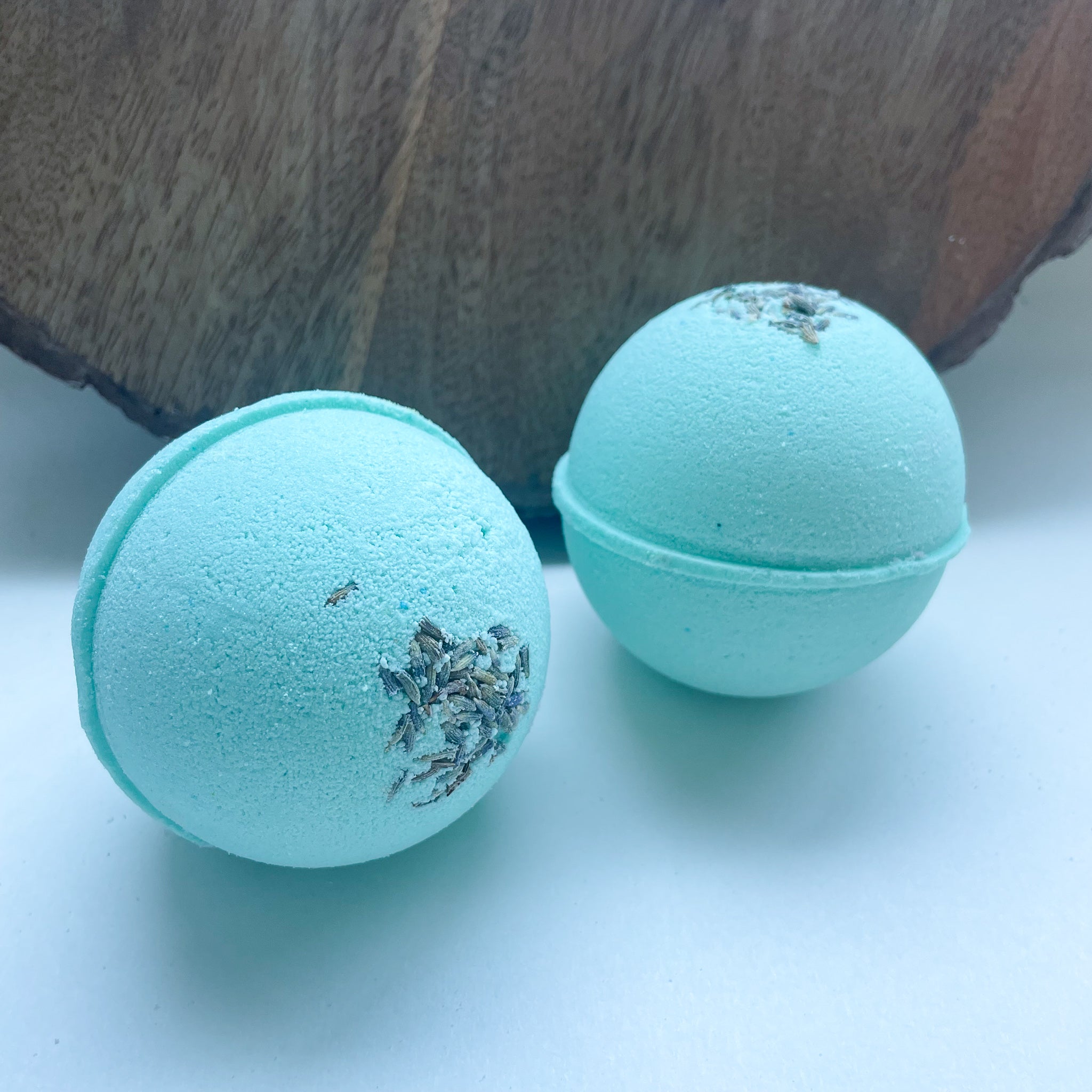 Ocean Vetiver Bath Bomb | with goat milk & lavender buds | 4.5 ounce