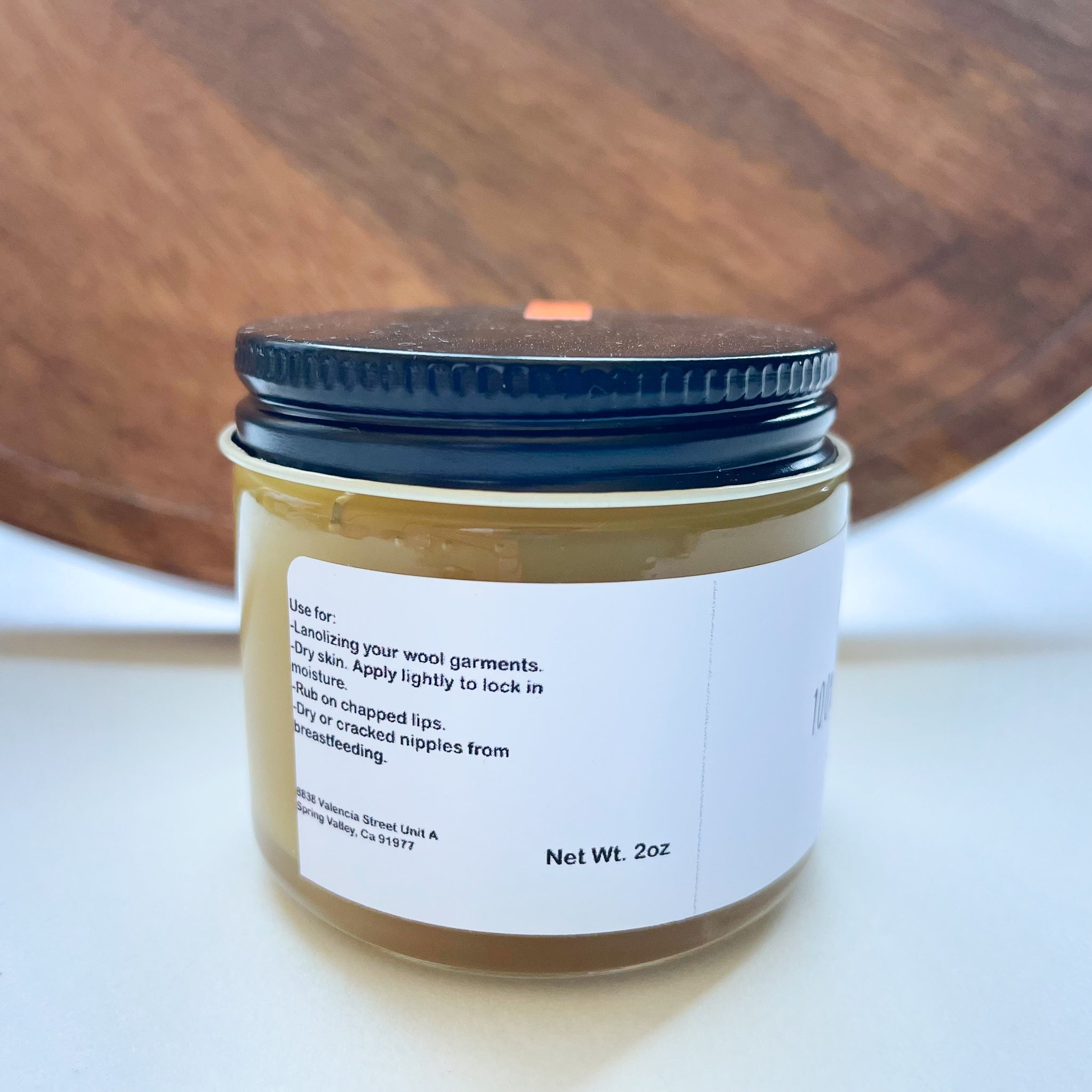 100% Pure Lanolin, 2oz or 4oz glass jar