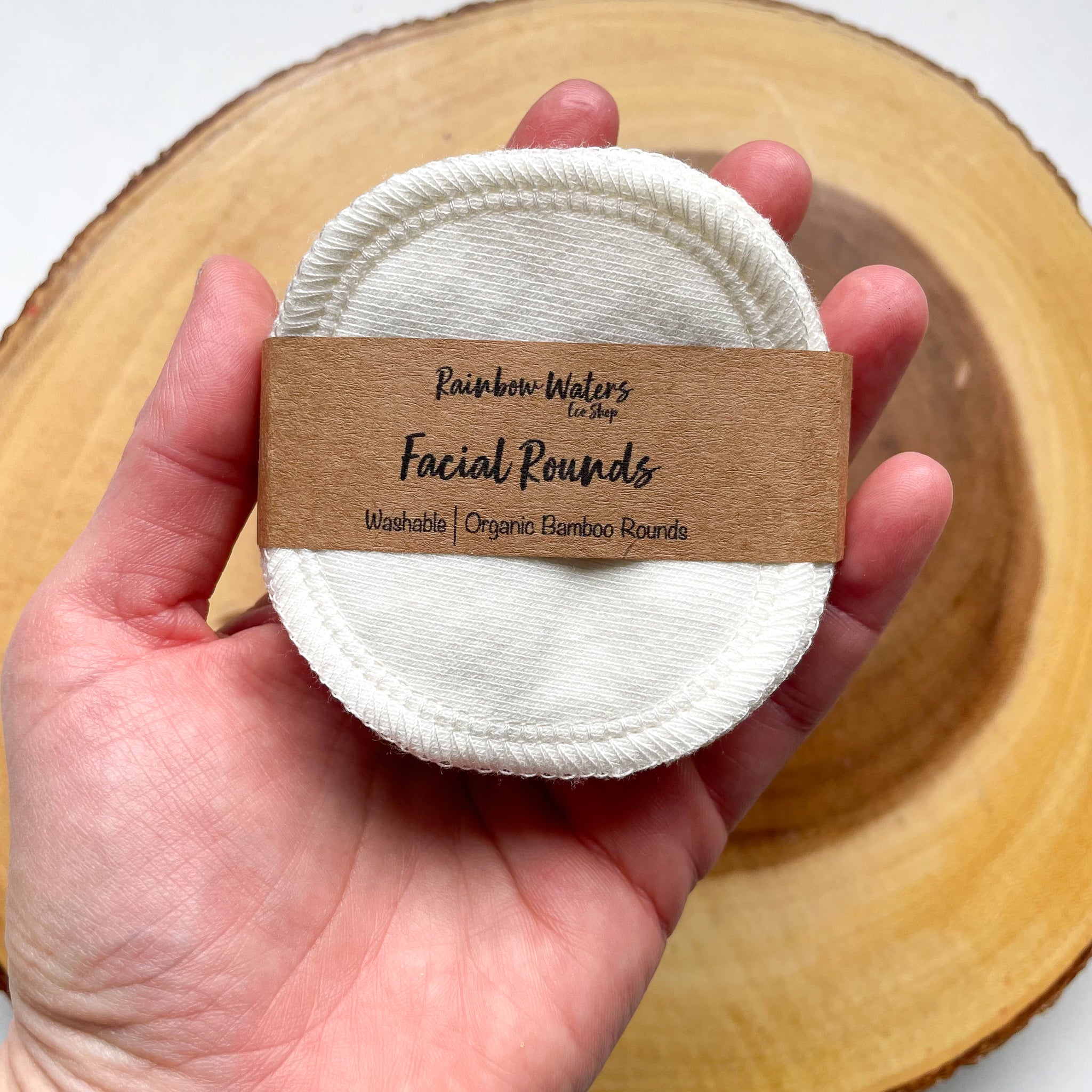 Organic Bamboo Facial Rounds | 10 per pack