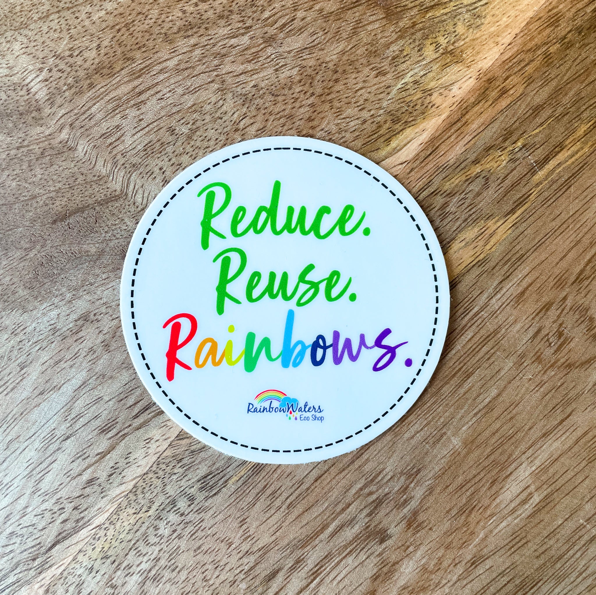 Custom Rainbow Waters Stickers