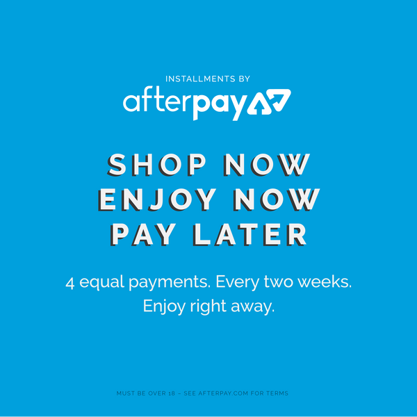 We are now offering AfterPay + a random extra story.