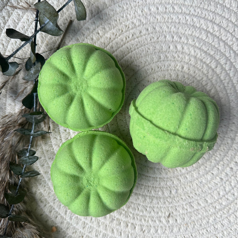 Apple Sage | Pumpkin Bath Bomb |  with goat milk | 4.5 ounce
