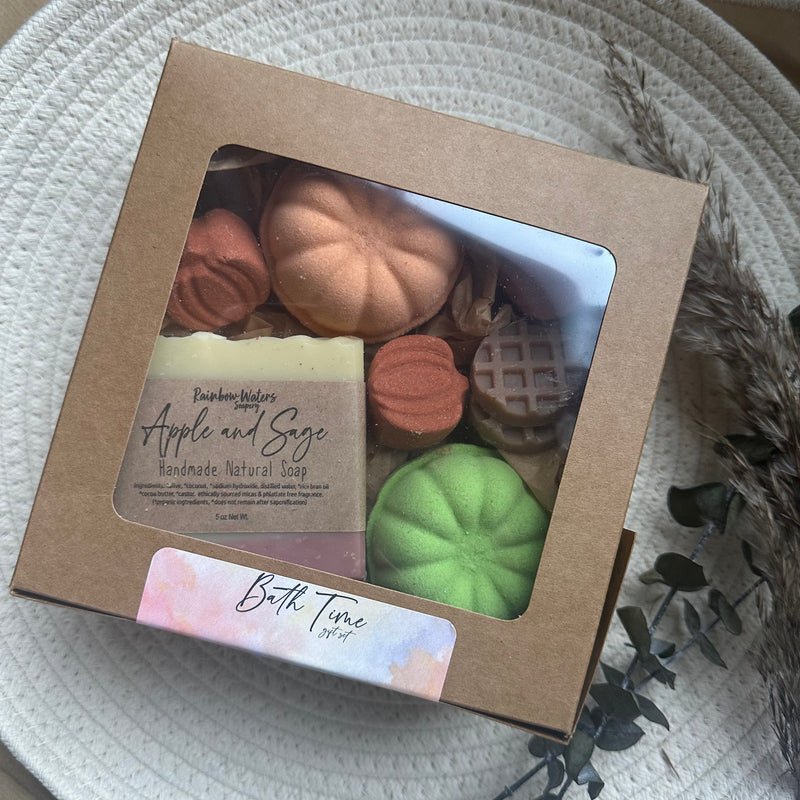 Bath Time Gift Set | Fall Collection | includes bath bombs & soaps