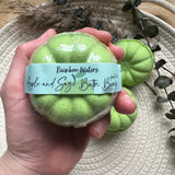 Apple Sage | Pumpkin Bath Bomb |  with goat milk | 4.5 ounce