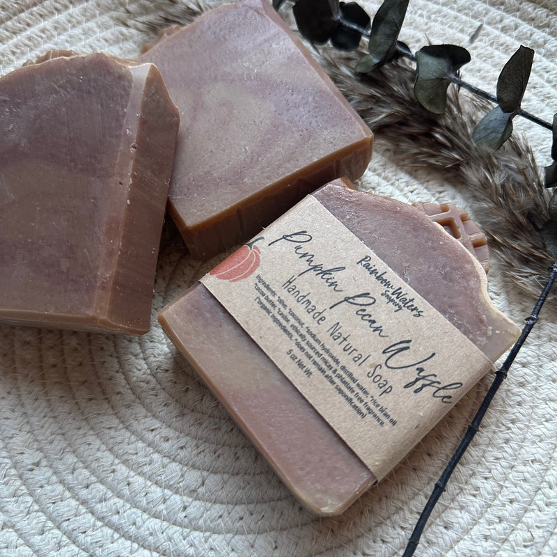 Pumpkin Pecan Waffle | Handcrafted Hand & Body Soap Bar | Fall Collection