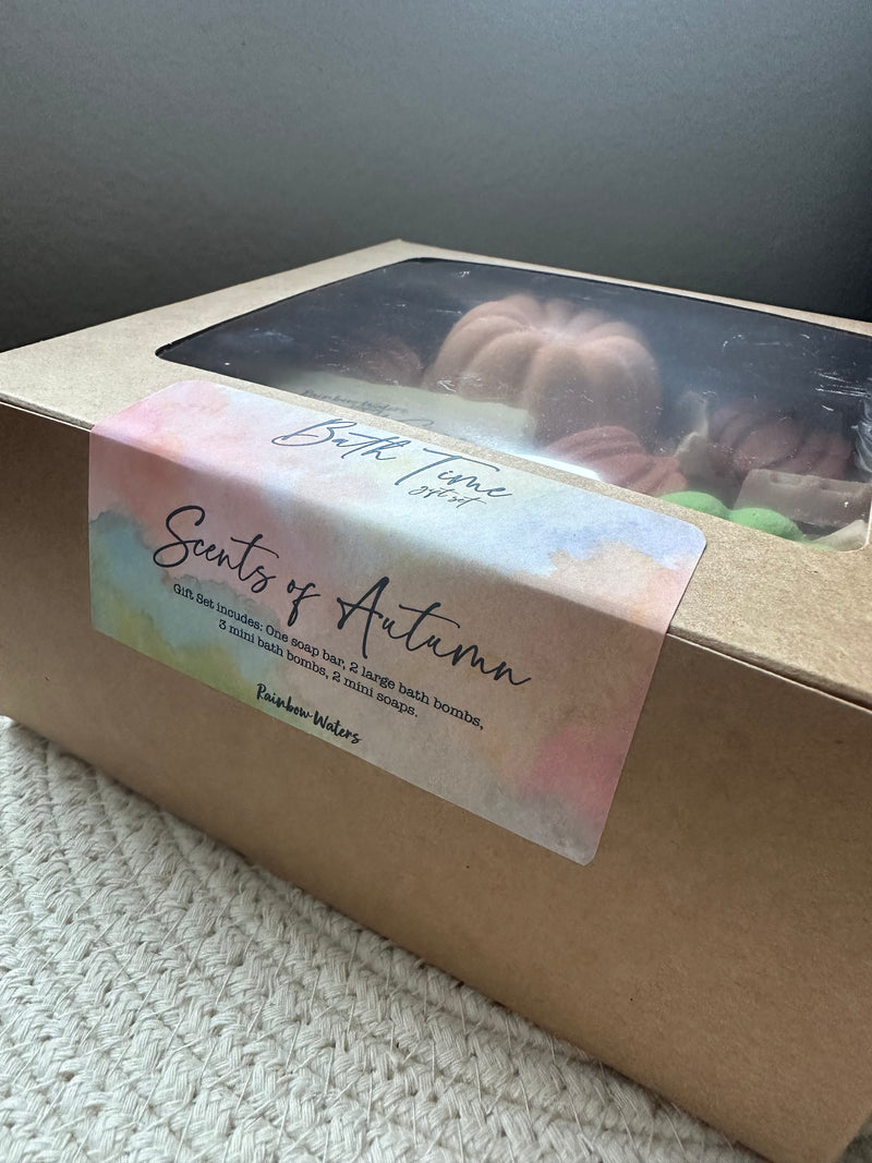 Bath Time Gift Set | Fall Collection | includes bath bombs & soaps