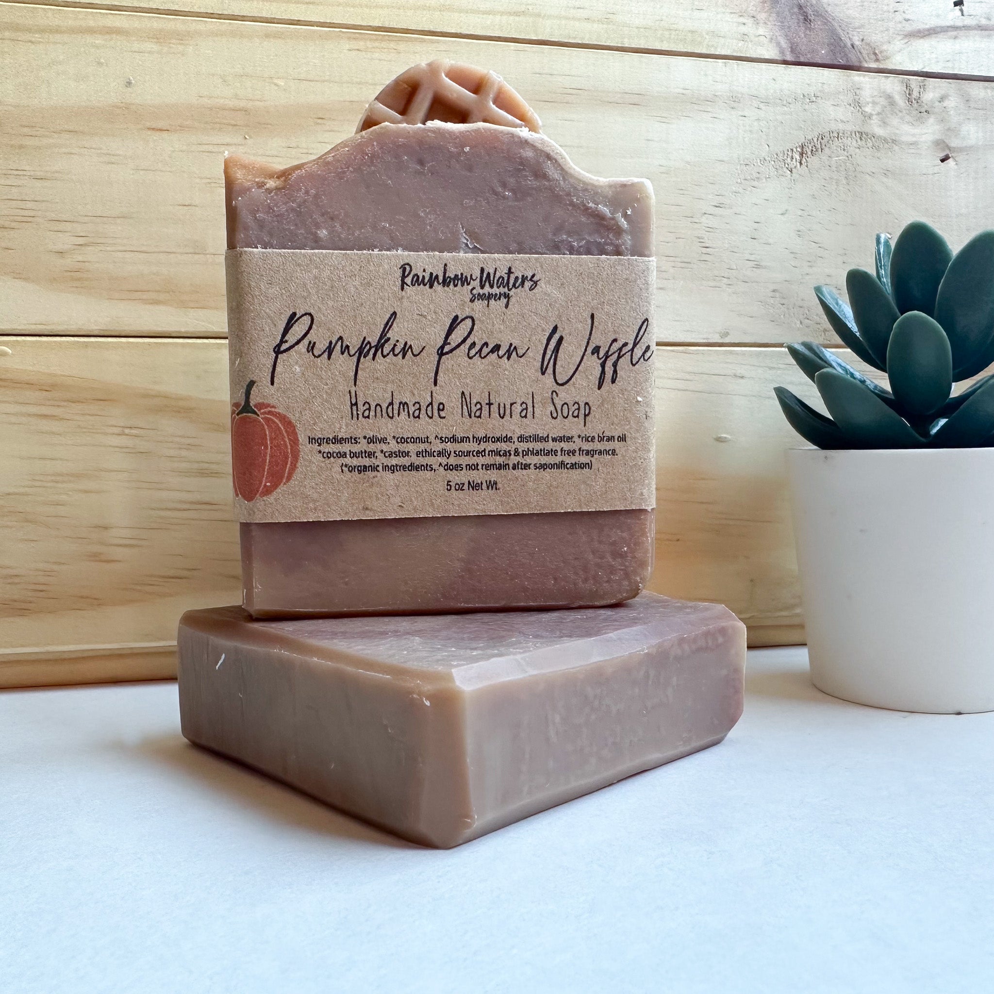 Pumpkin Pecan Waffle | Handcrafted Hand & Body Soap Bar | Fall Collection