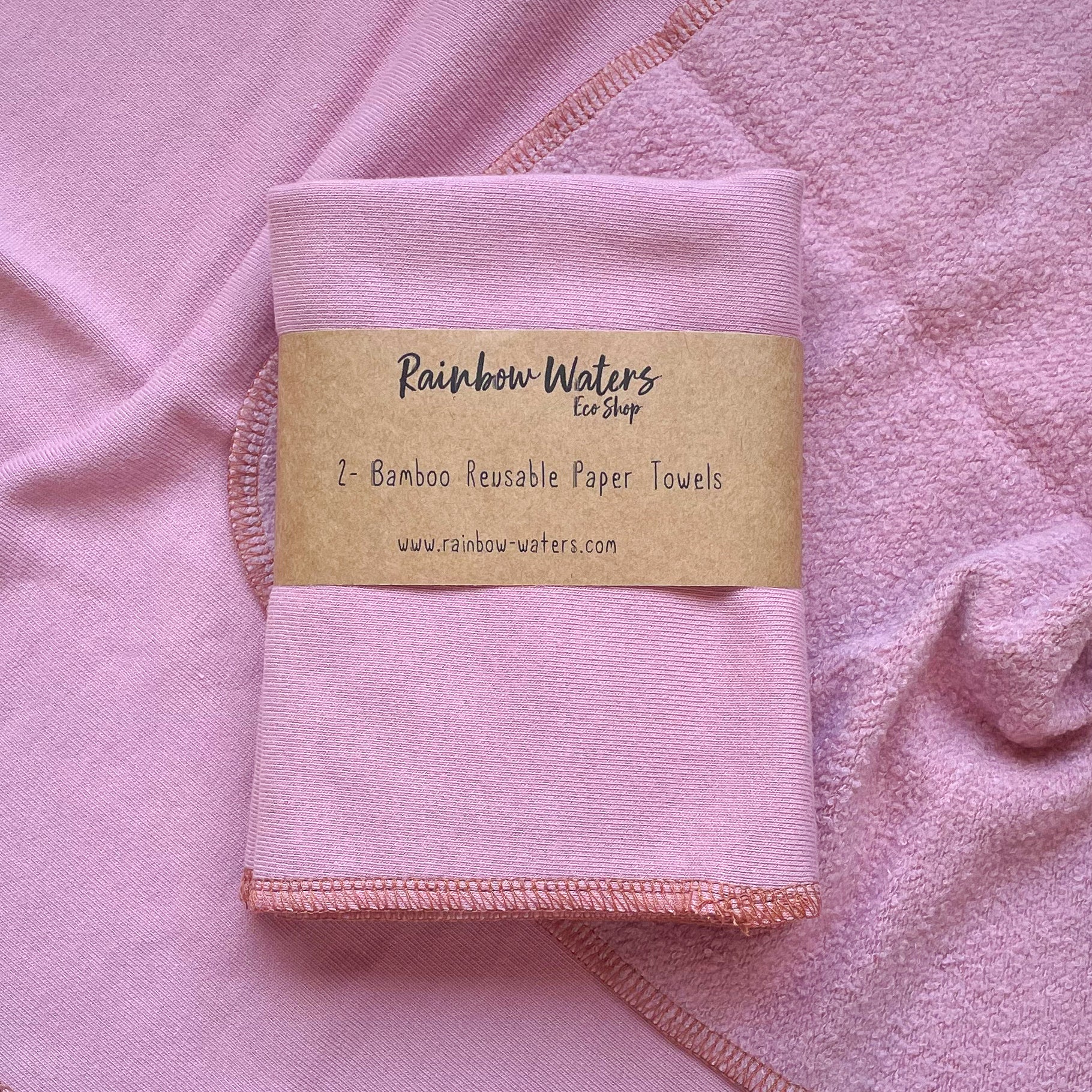 Rose Clay | 2-pk | Reusable Paper Towels