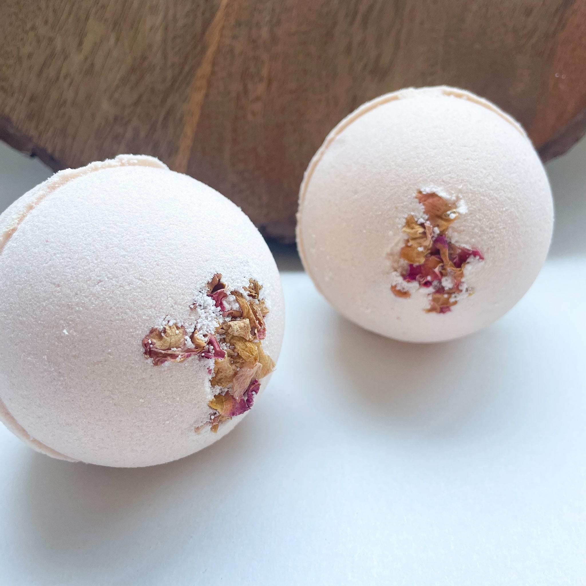 Desert Rose Bath Bomb | with goat milk & french rose clay | 4.5 ounce