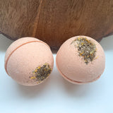 Palo Santo Bath Bomb | with goat milk & red moroccan clay | 7.5 ounce