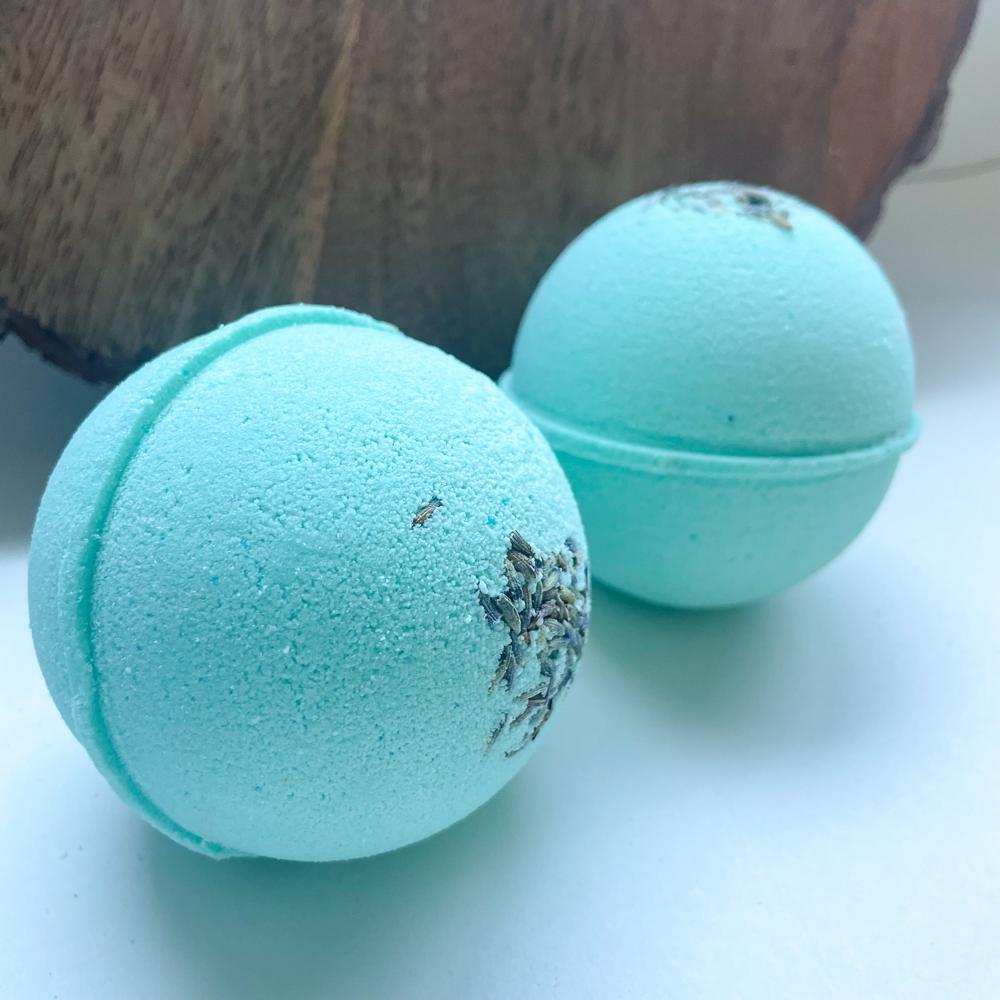 Ocean Vetiver Bath Bomb | with goat milk & lavender buds | 4.5 ounce