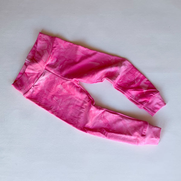 Hot Pink | Organic Bamboo Leggings | Hand Dyed