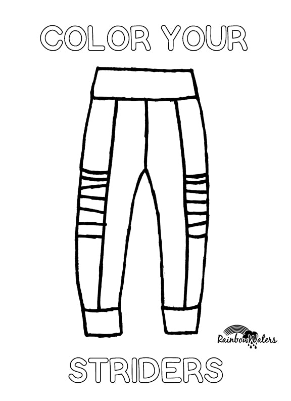 Color your Striders, Free Coloring Page