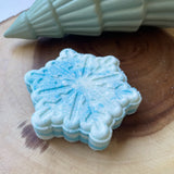 Snowflake | Bath Bomb |  with goat milk and ecoglitter | 4.5 ounce