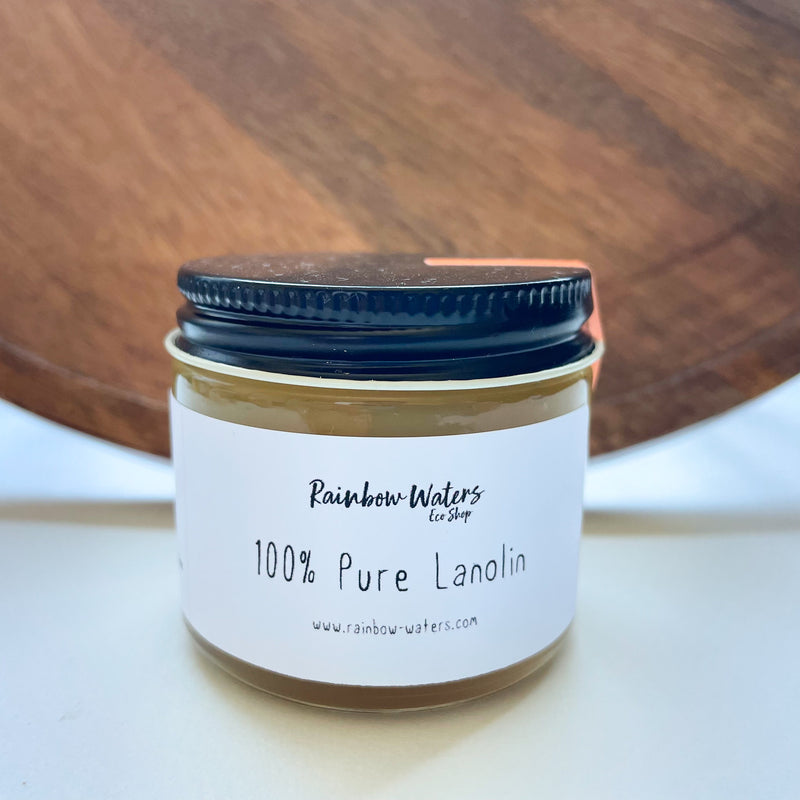 100% Pure Lanolin, 2oz or 4oz glass jar