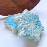 Snowflake | Bath Bomb |  with goat milk and ecoglitter | 4.5 ounce