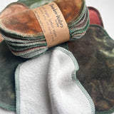 Cabin in the Woods | 6-pack Reusable Cloth Wipes | Organic Cotton/Bamboo Blend