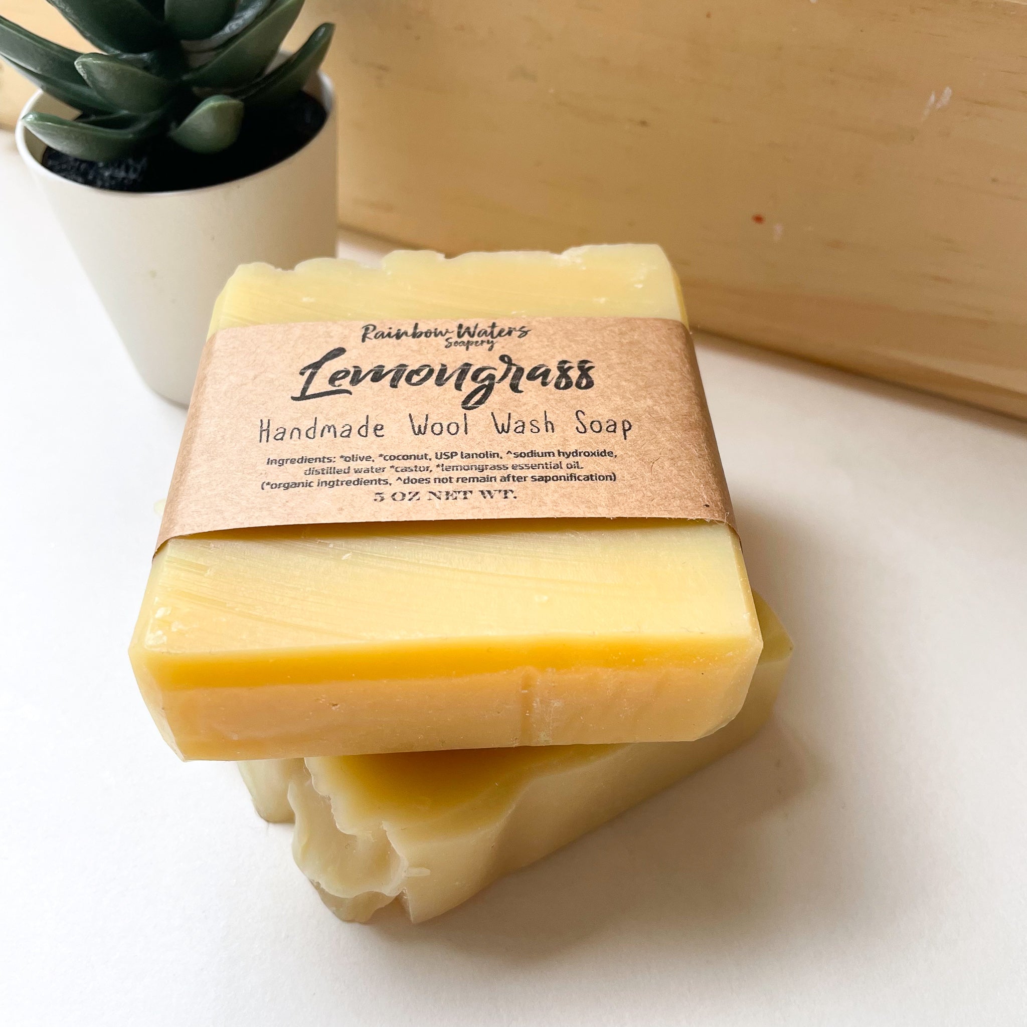 Handcrafted Soap Bar | Body & Wool | lemongrass essential oil