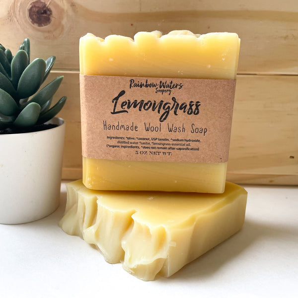 Handcrafted Soap Bar | Body & Wool | lemongrass essential oil