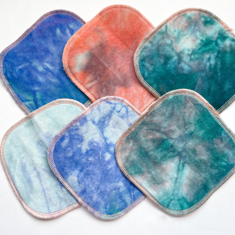 Unicorn | 6-pack Reusable Cloth Wipes | Organic Cotton/Bamboo Blend
