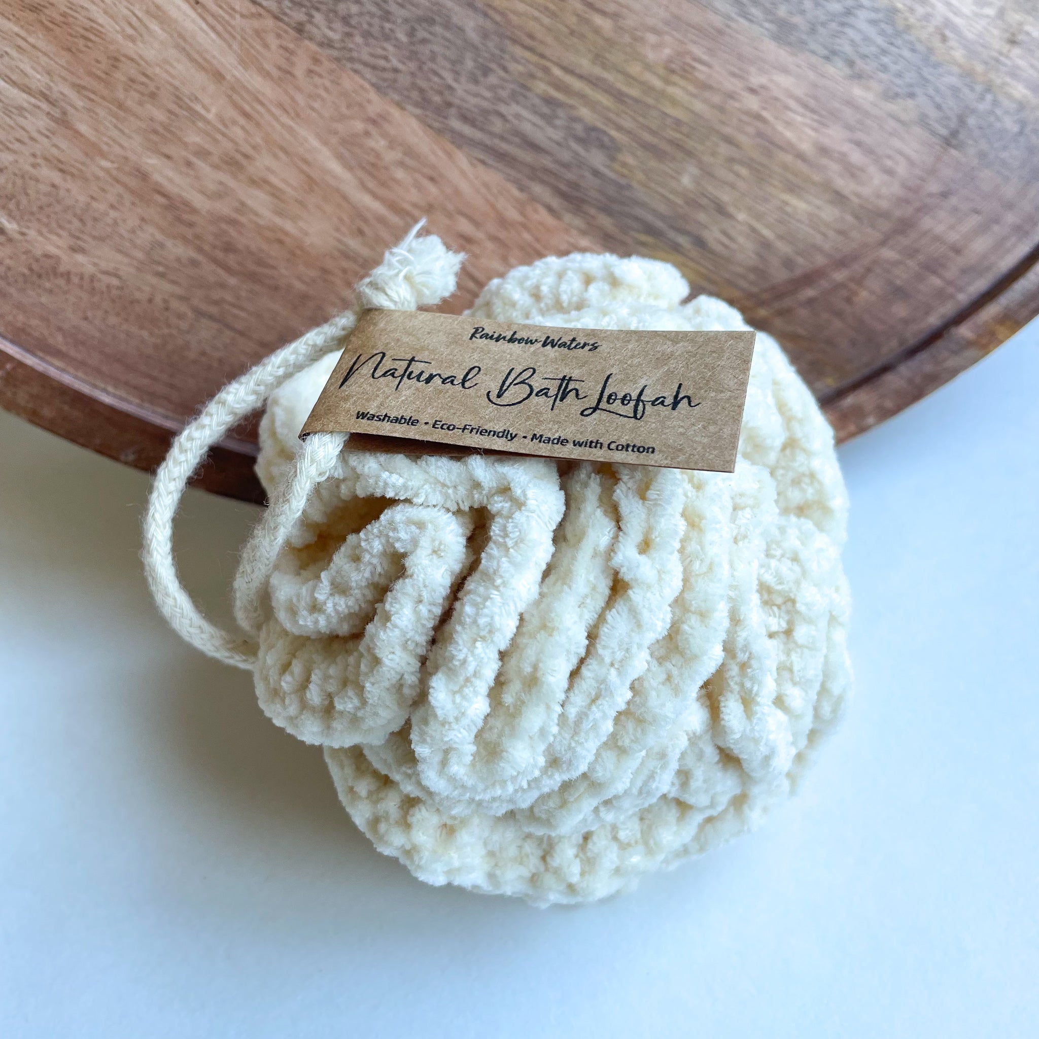 Cotton Bath Loofah | Bath Pouf | washable & reusable