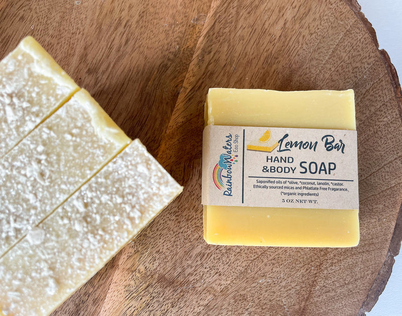 Lemon Bar Handcrafted Hand & Body Soap Bar