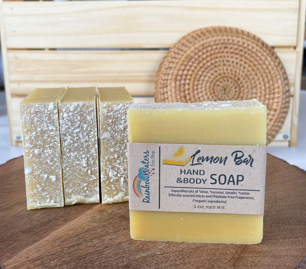 Lemon Bar Handcrafted Hand & Body Soap Bar