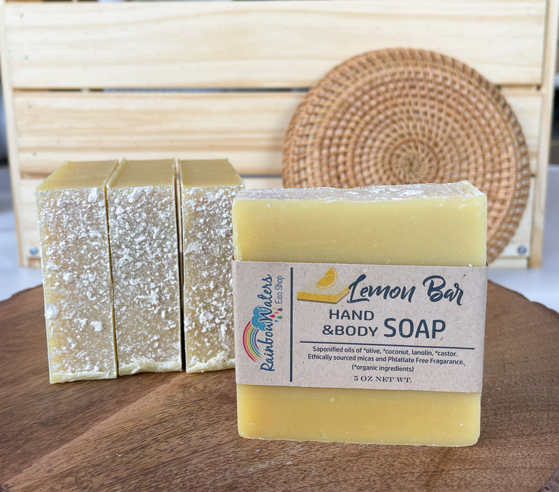 Lemon Bar Handcrafted Hand & Body Soap Bar