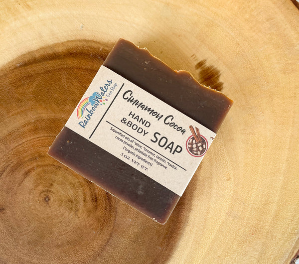 Cinnamon Cocoa Handcrafted Hand & Body Soap Bar