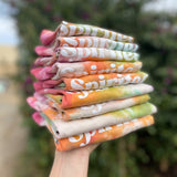 Rainbow Tie Dye, Spirited, screen printed Organic Cotton Tee