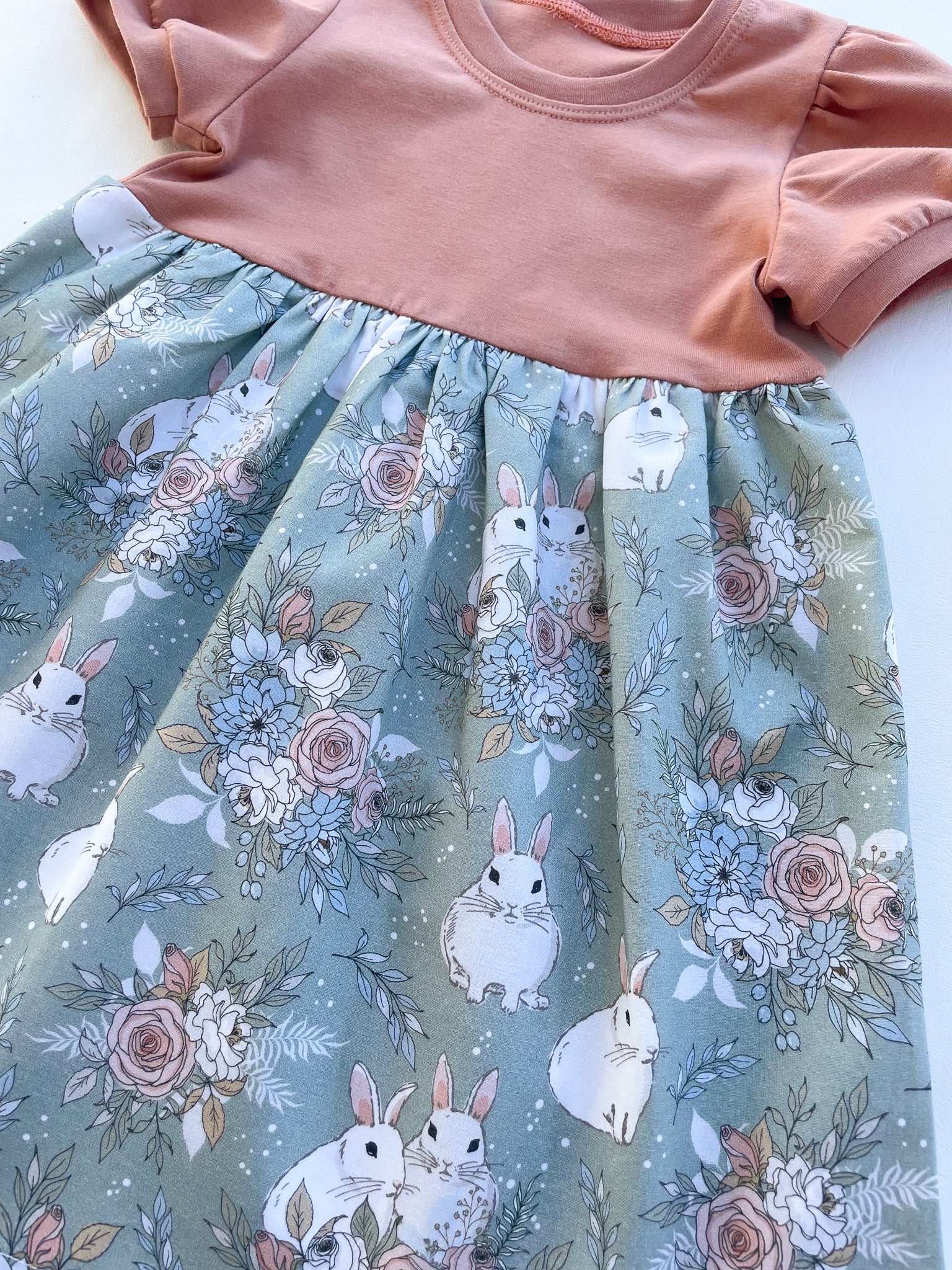 Garden Bunnies 🐰 Play Dress | Made with Organic Cotton *ships in 1-2 weeks*