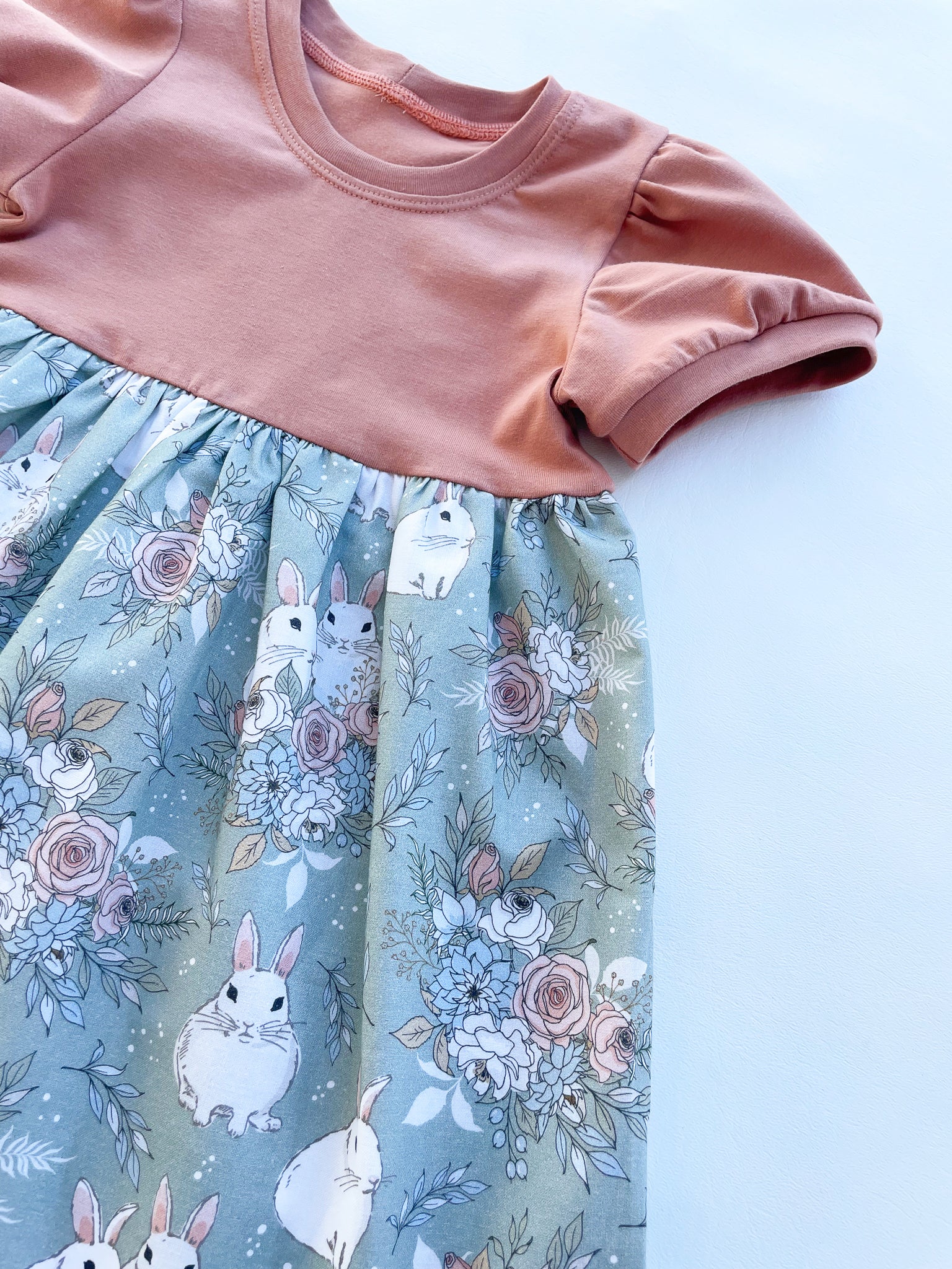 Garden Bunnies 🐰 Play Dress | Made with Organic Cotton *ships in 1-2 weeks*
