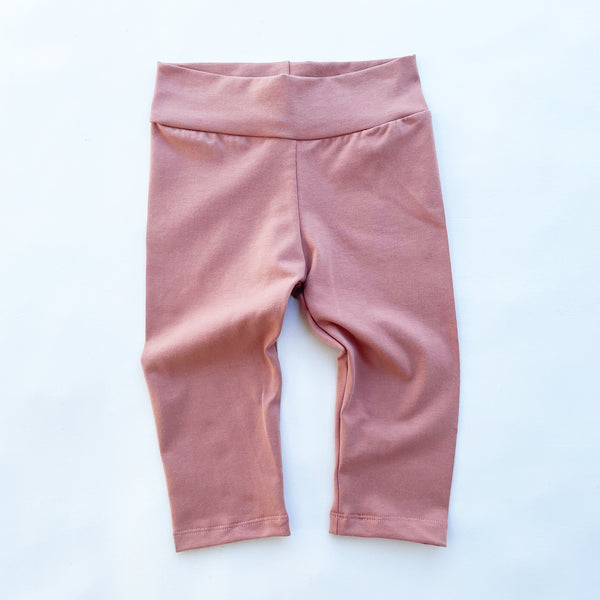 Terracotta 🪴 capri leggings | Made with Organic Cotton *ships in 1-2 weeks*