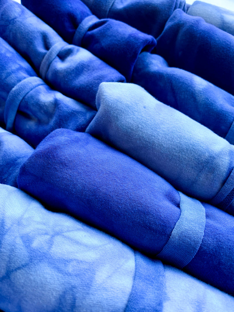 Azul | Organic Bamboo Leggings | Hand Dyed