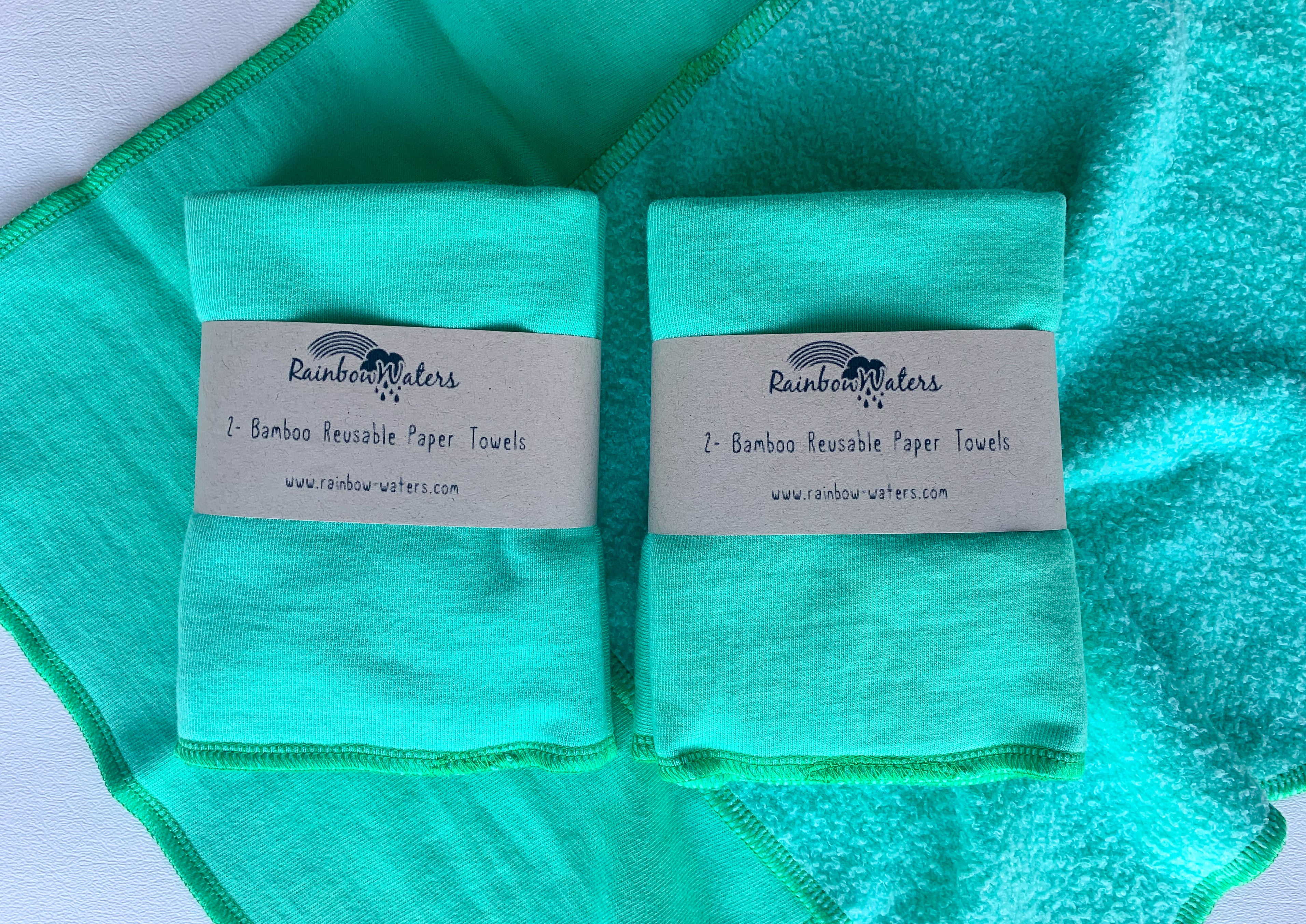 Lime 2-pk Reusable Paper Towels