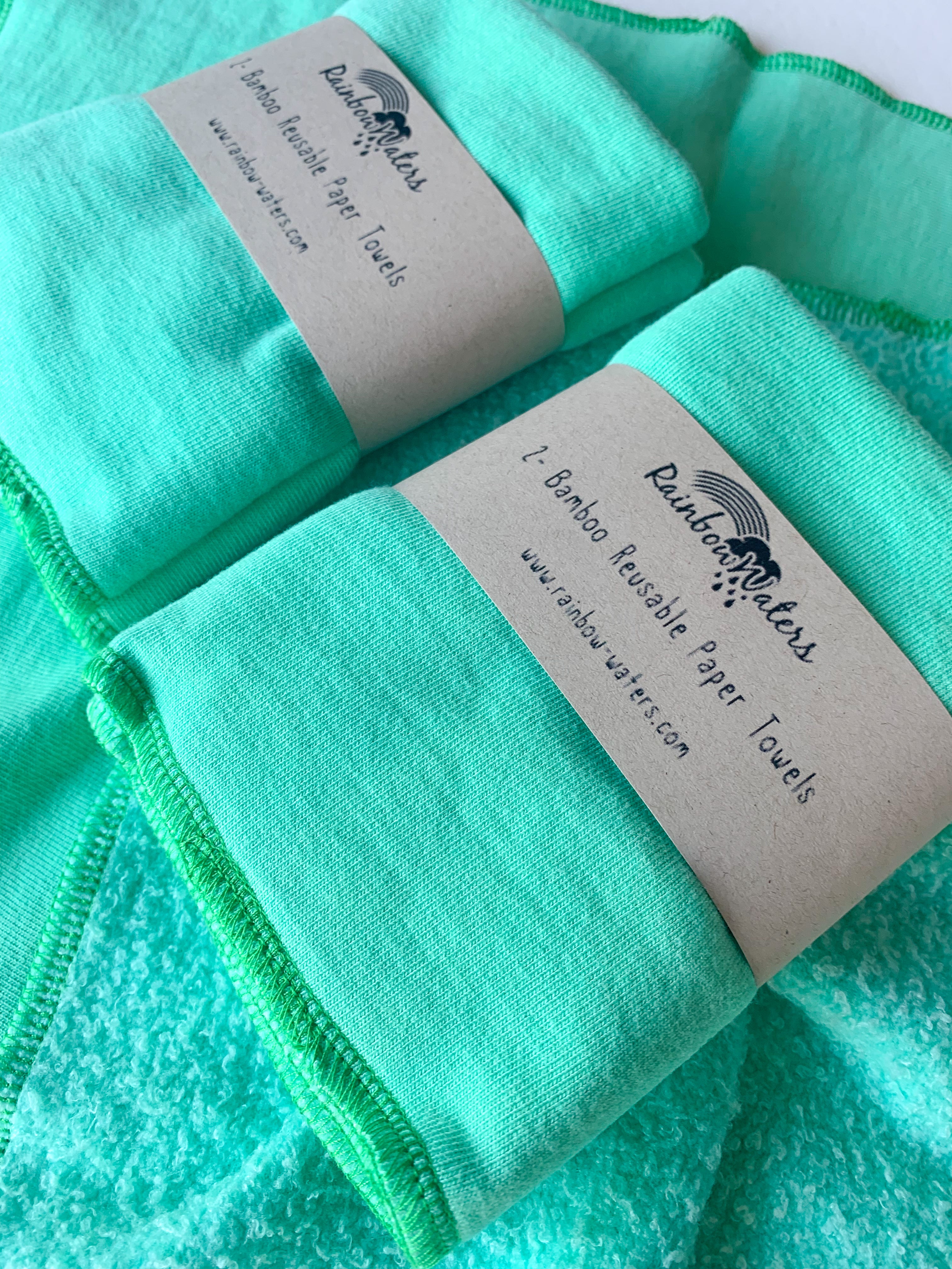 Lime 2-pk Reusable Paper Towels