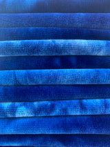 Indigo | 6-pack Reusable Cloth Wipes | Organic Cotton/Bamboo Blend