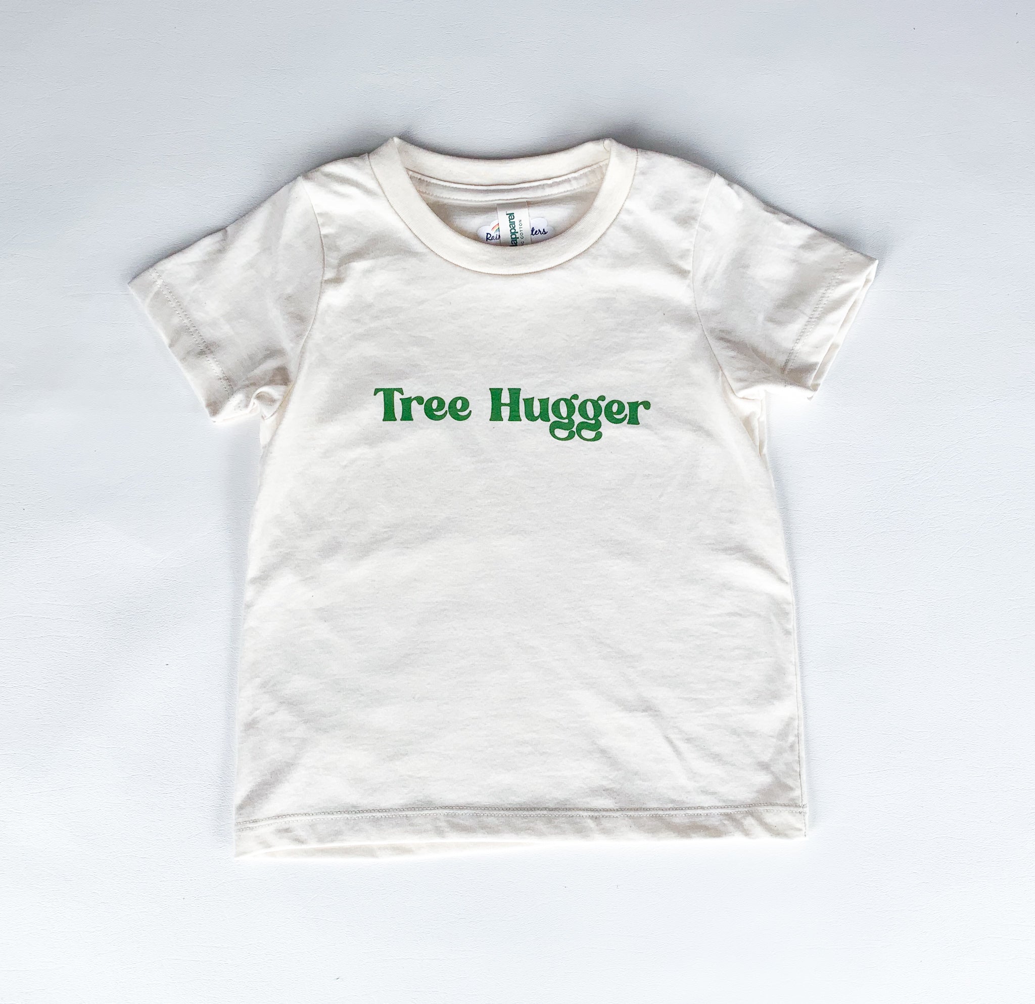 Tree Hugger, screen printed Organic Cotton Tee