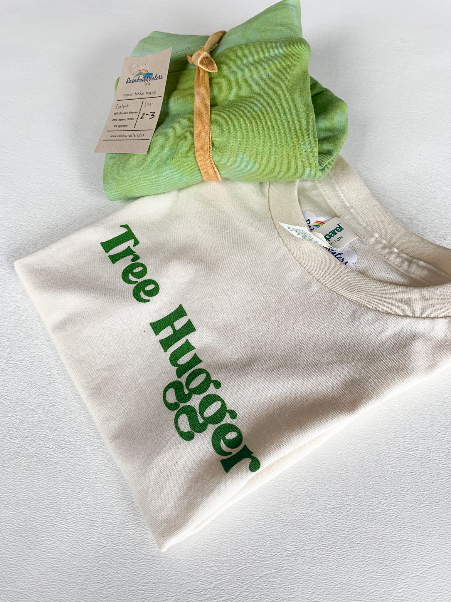 Tree Hugger, screen printed Organic Cotton Tee