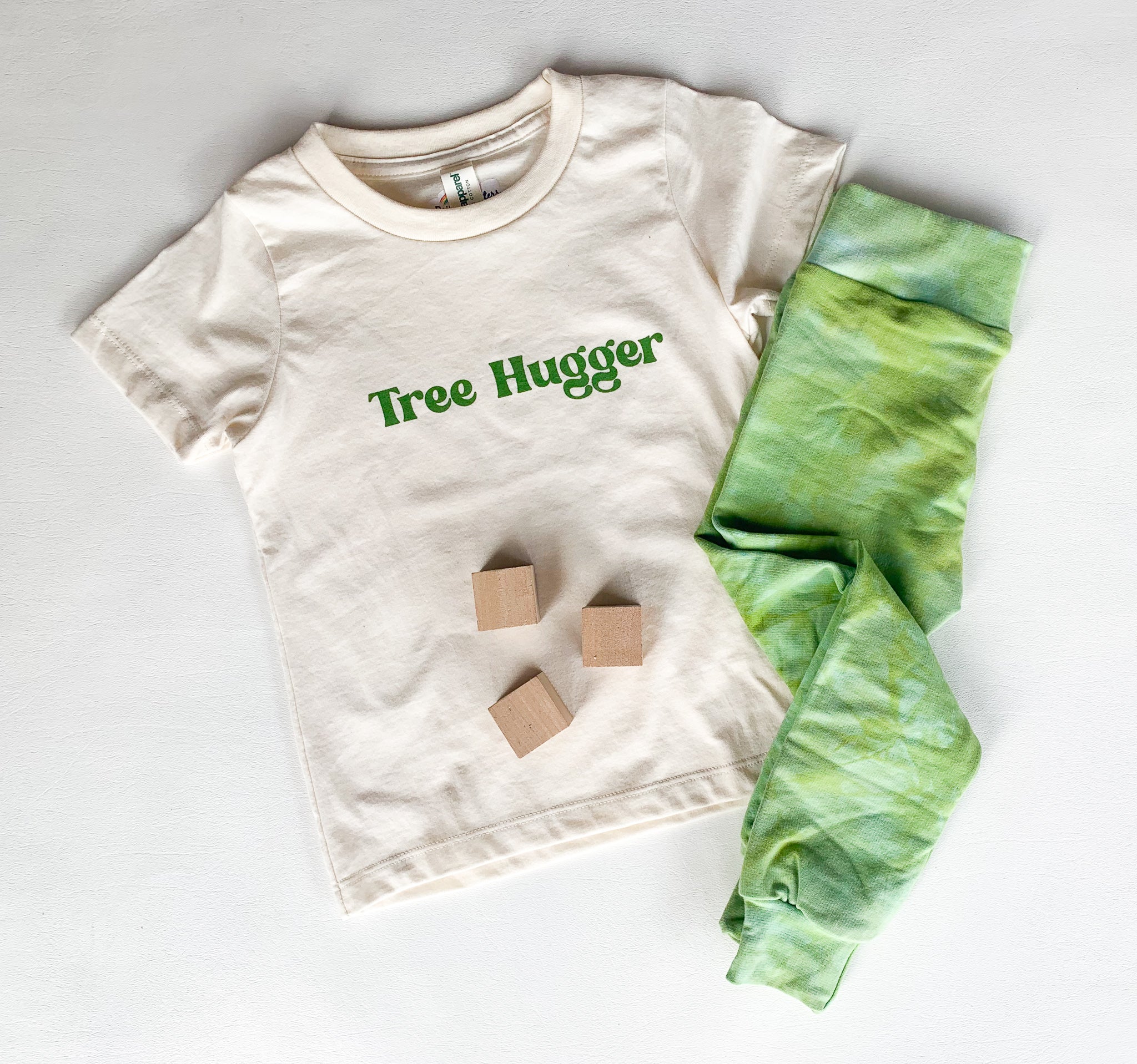 Tree Hugger, screen printed Organic Cotton Tee