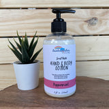 Peppermint Handcrafted Lotion, with body nourishing oils