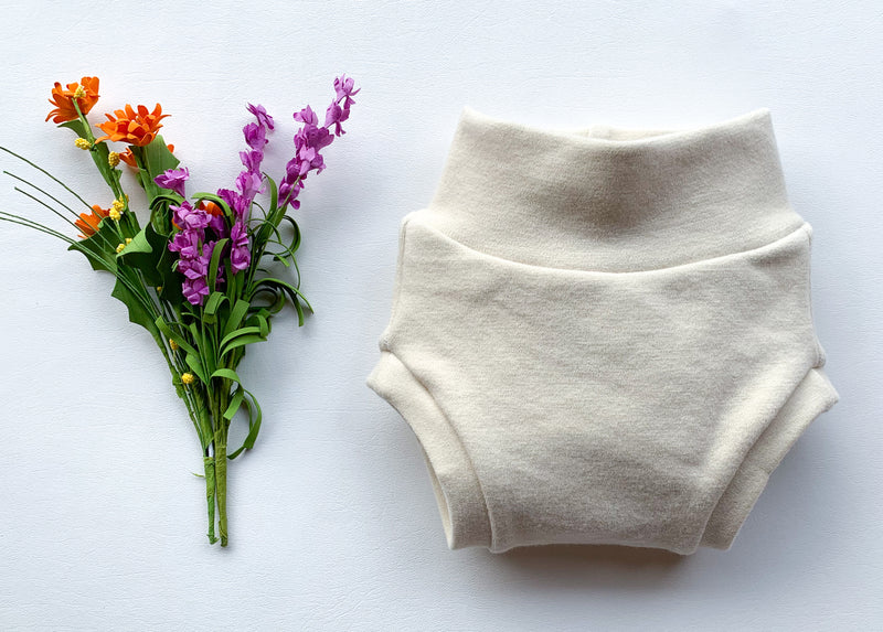 Wool Diaper Cover, natural & undyed